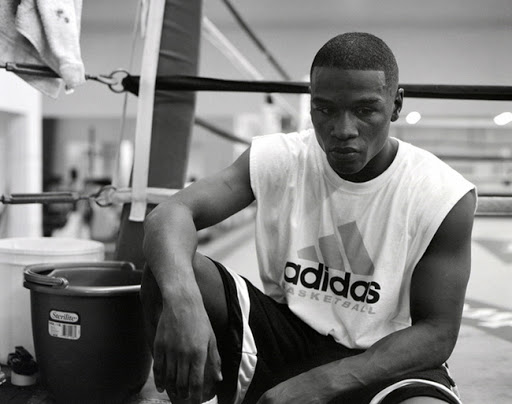 Young Floyd Mayweather in training