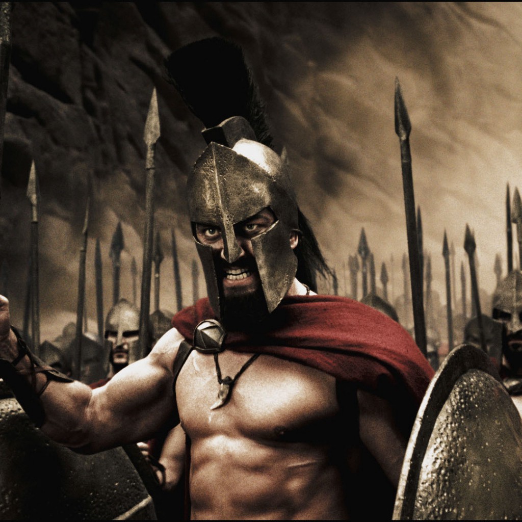 Saprtan king Leonidas from 300