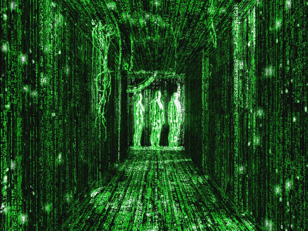 Neo sees the agents through the code of the matrix